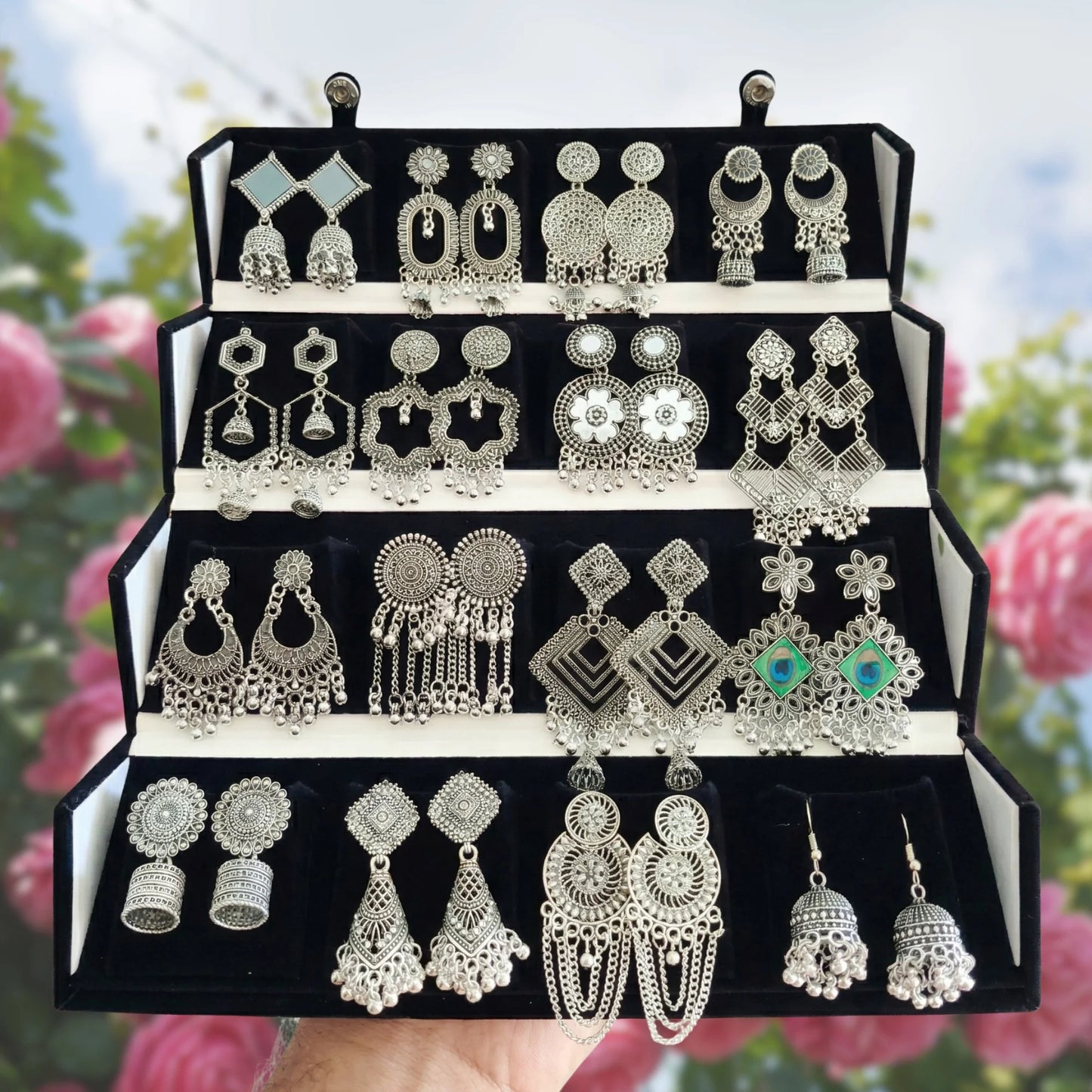 Signature Jhumka Set 16 Pairs