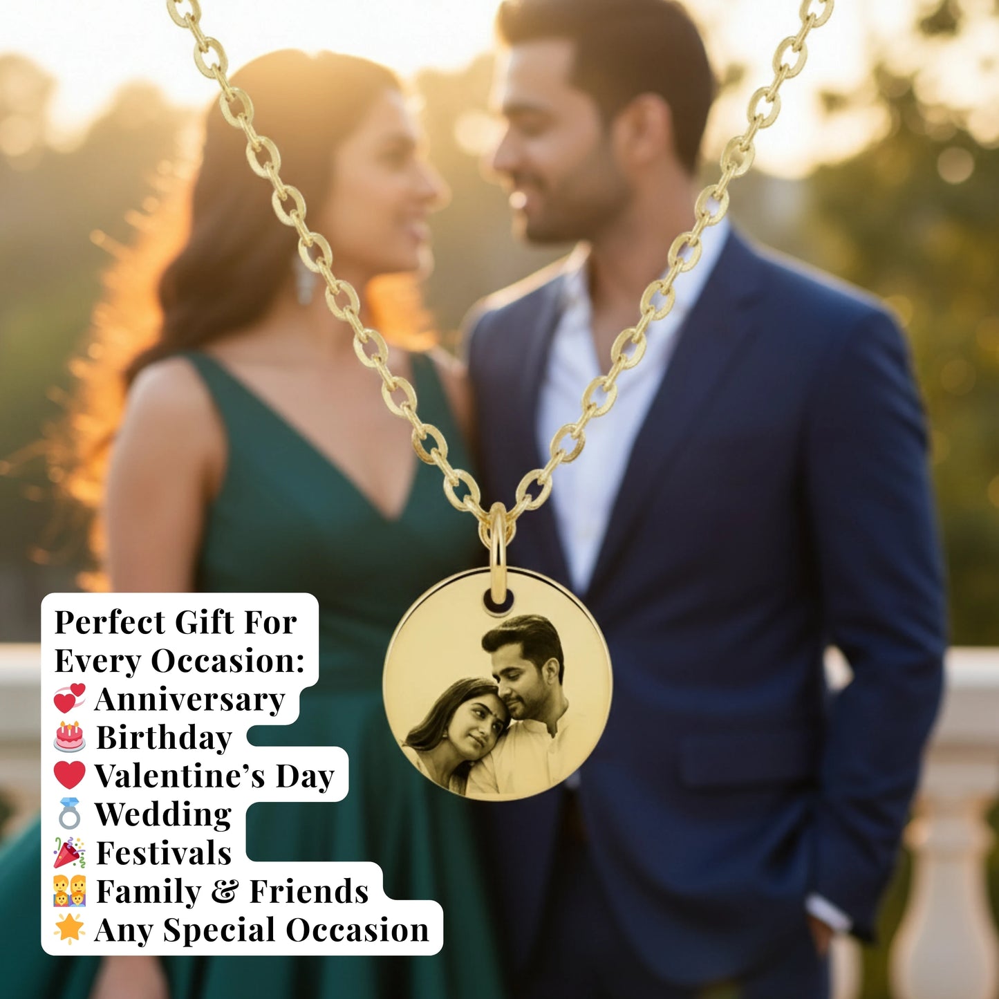 Memory Engraved Necklace