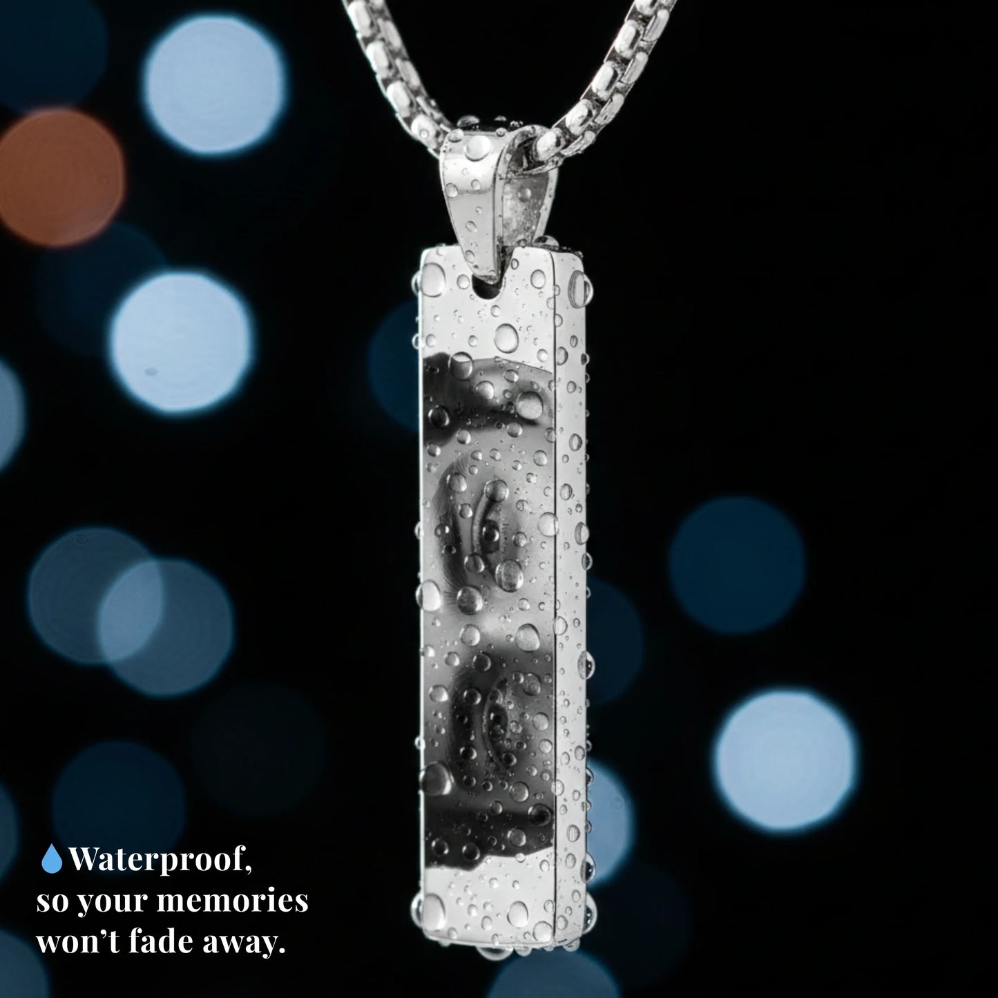 Eyes Engraved Necklace For Men