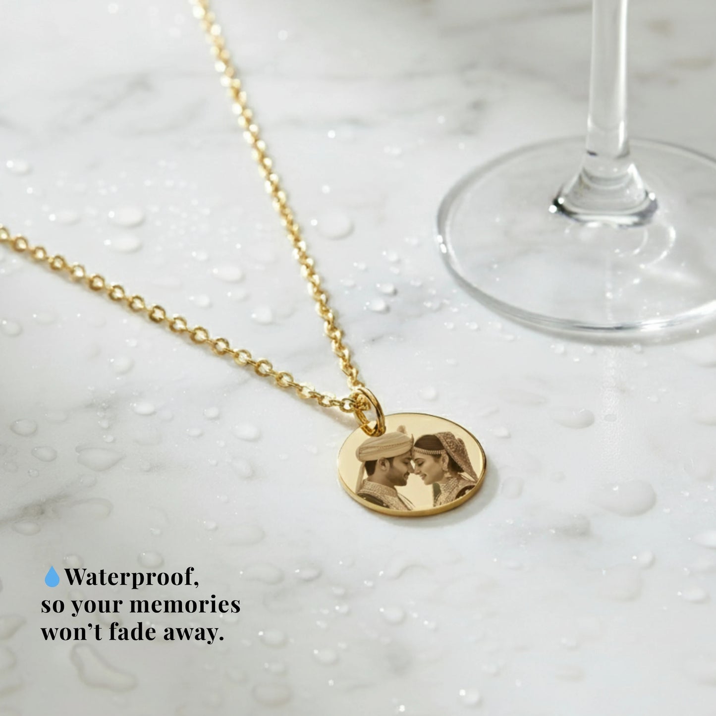 Memory Engraved Necklace