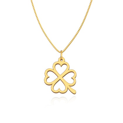 Heart of the Family Clover Necklace