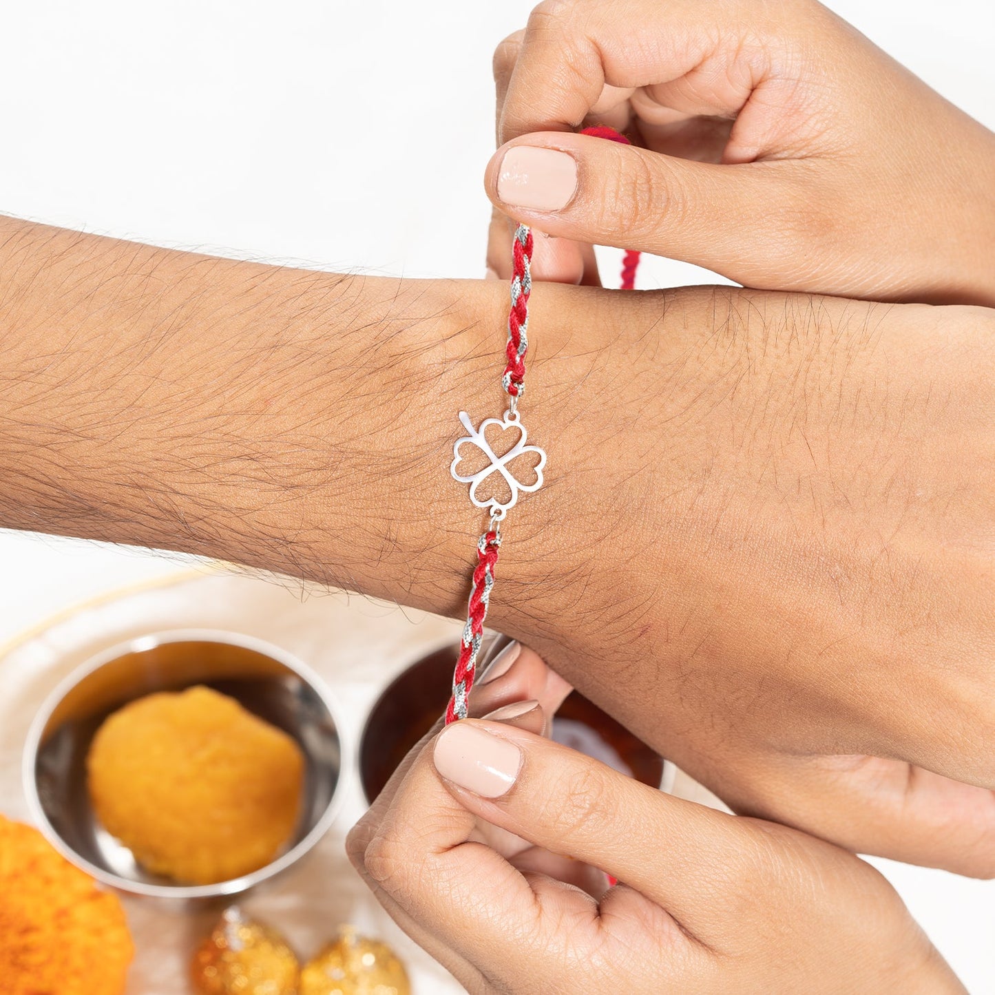 Clover Charm Rakhi