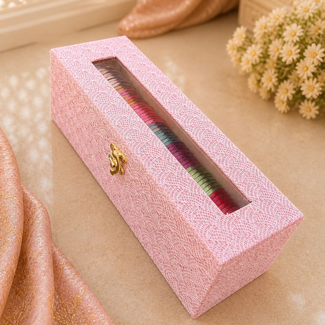 Jelly Bangle Box (56 Bangles + 4 Ghungroo Bangles)