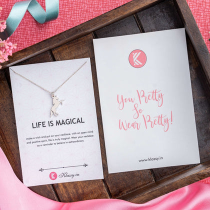 Life Is Magical- Unicorn Necklace
