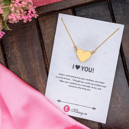 I Love You - Heart Necklace