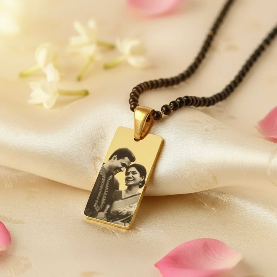 Customised Photo Mangalsutra