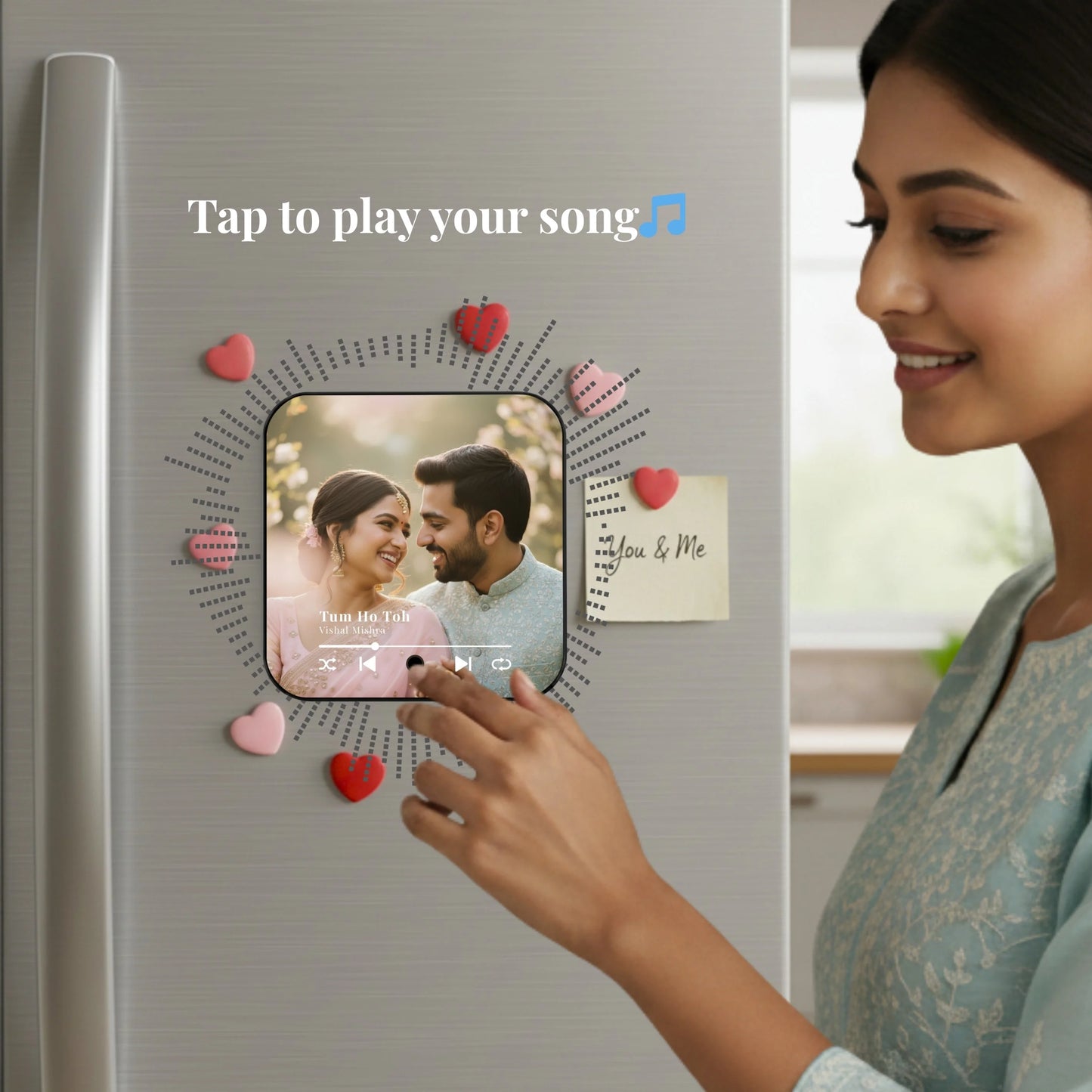 Personalised Music Fridge Magnet