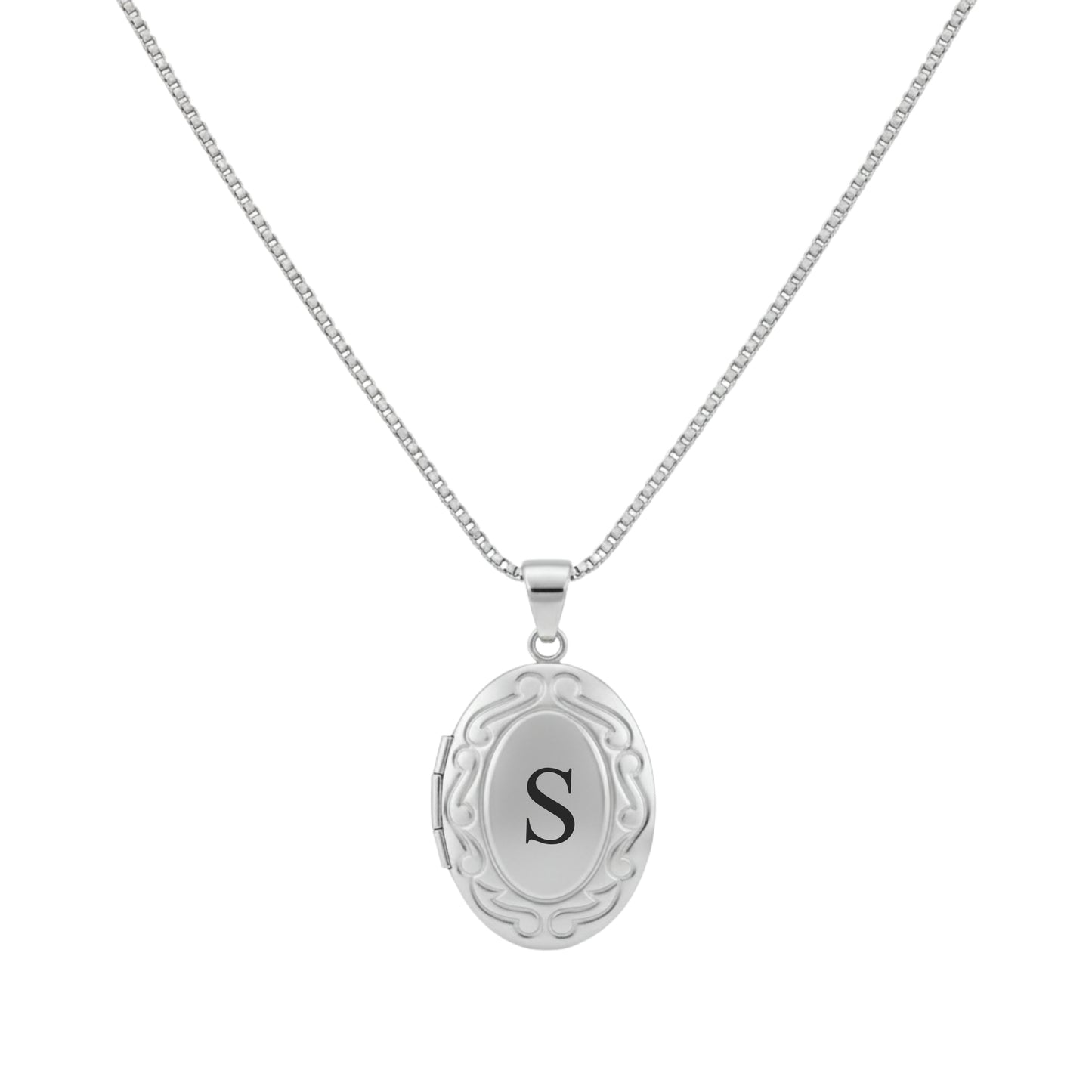 Personalised Oval Photo Locket Necklace