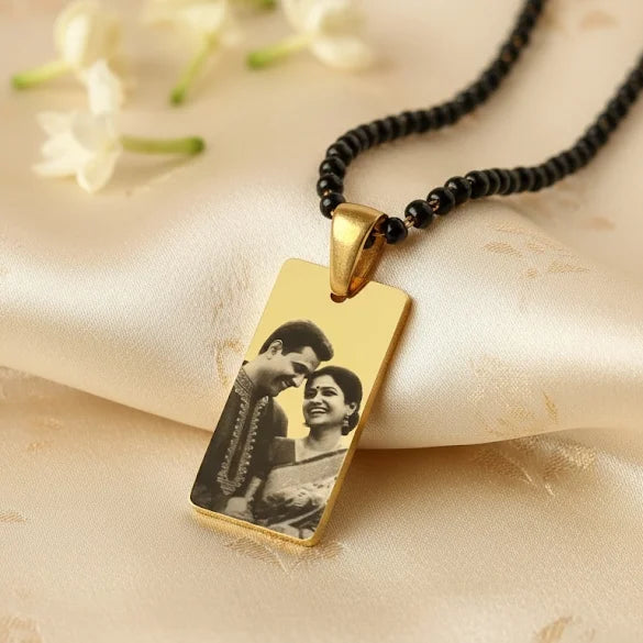 Customised Photo Mangalsutra