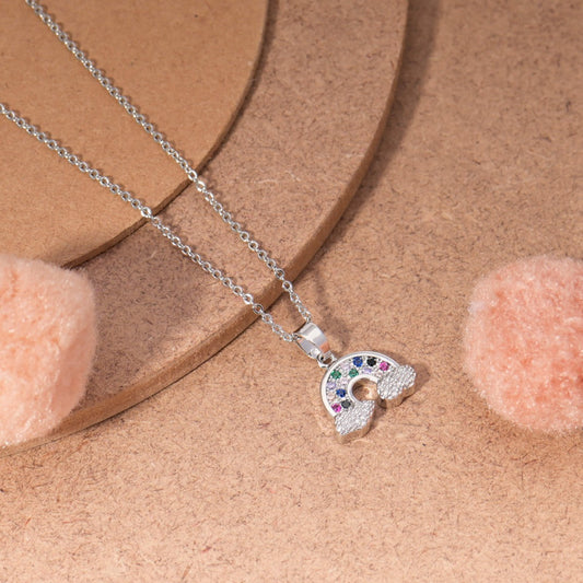 Rainbow Charm Necklace