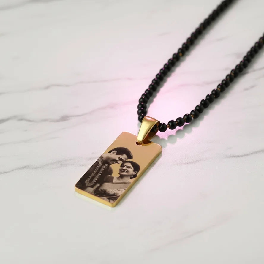 Customised Photo Mangalsutra