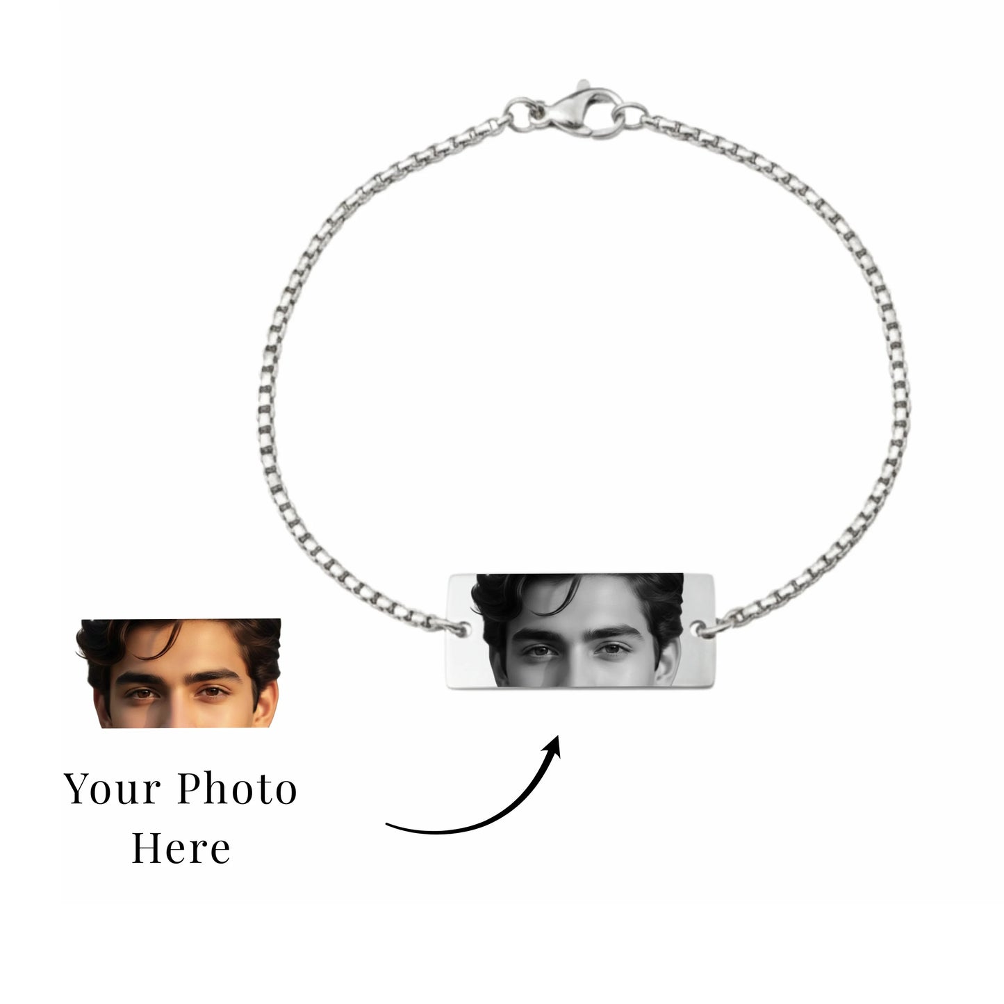 Eyes Engraved Bracelet For Men