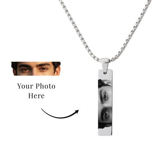 Eyes Engraved Necklace For Men