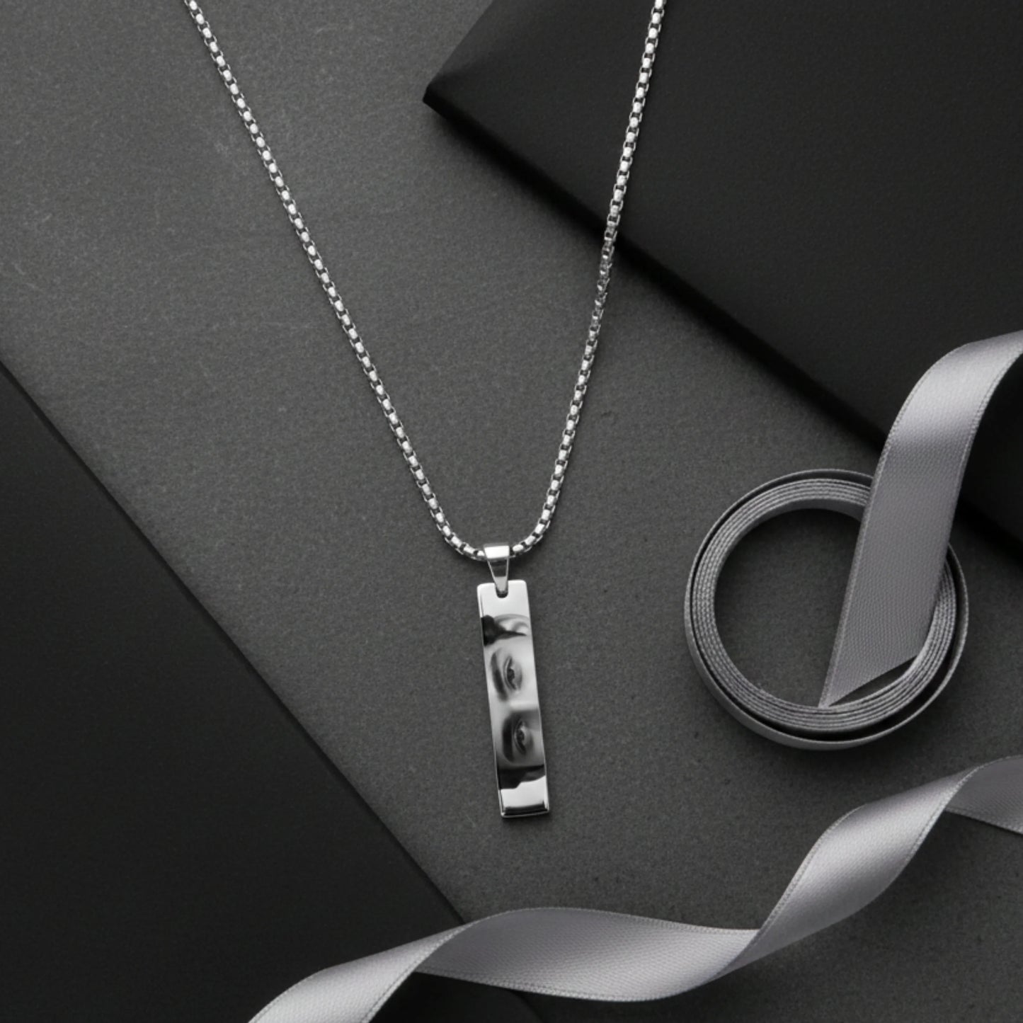 Eyes Engraved Necklace For Men