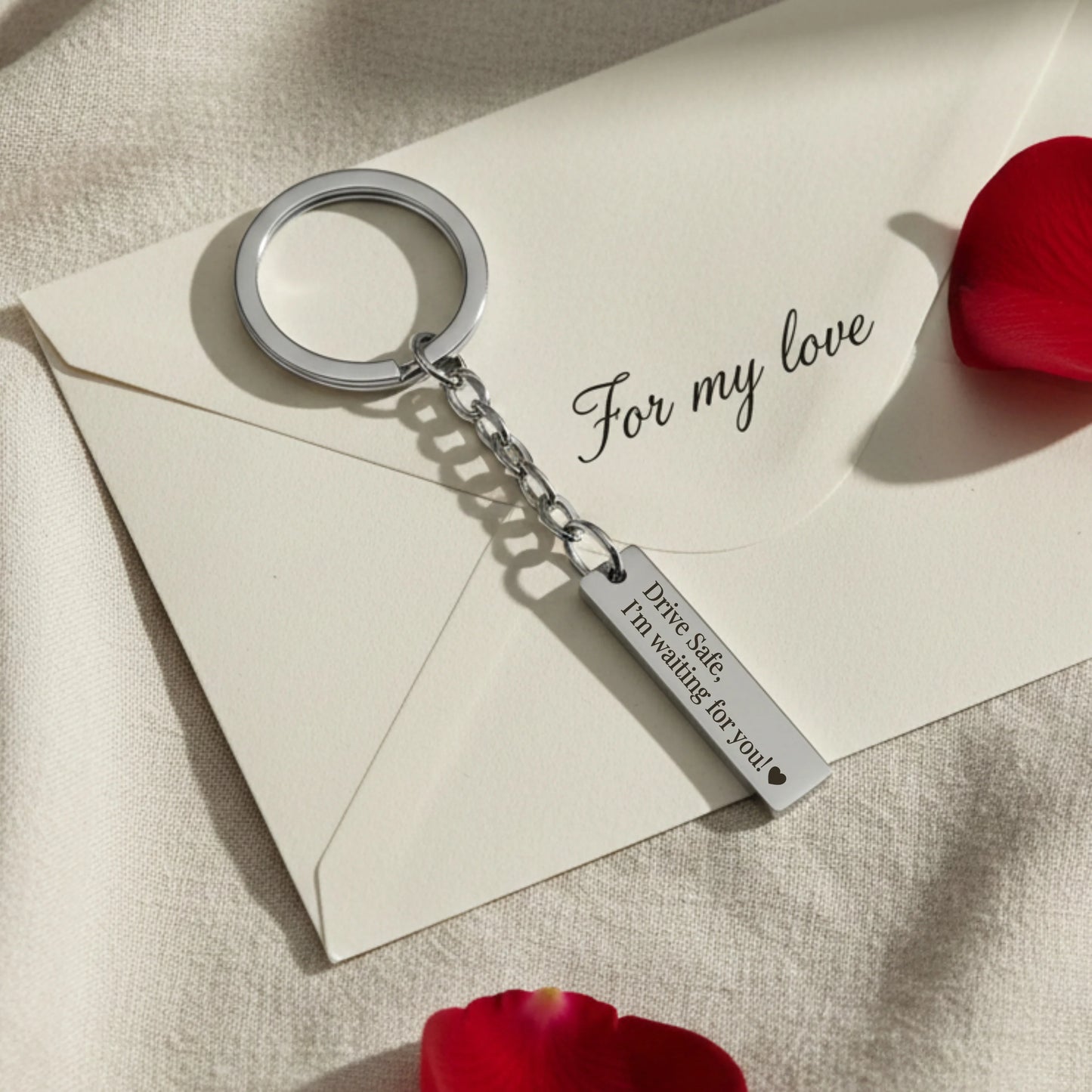 Eyes Engraved Keychain