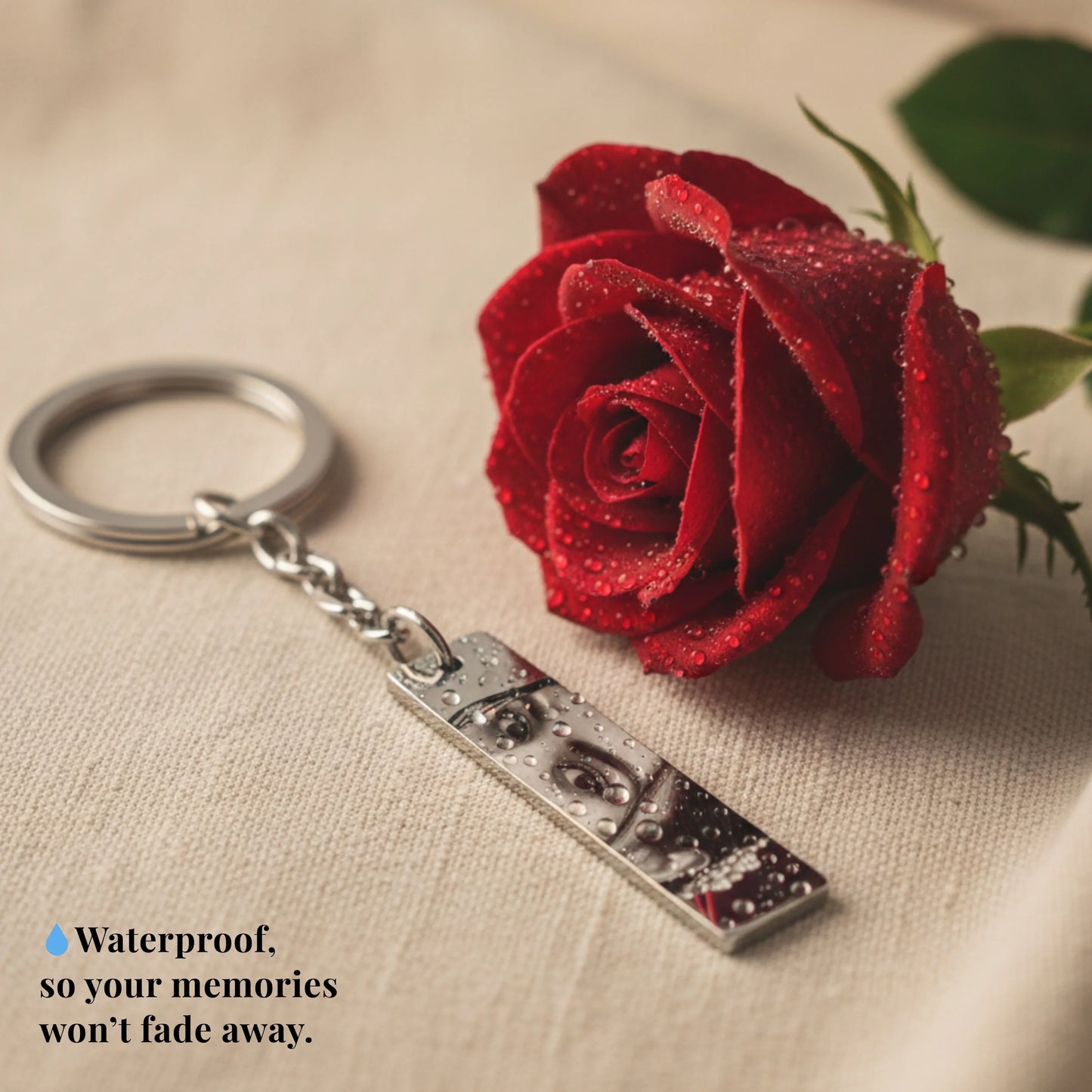 Eyes Engraved Keychain