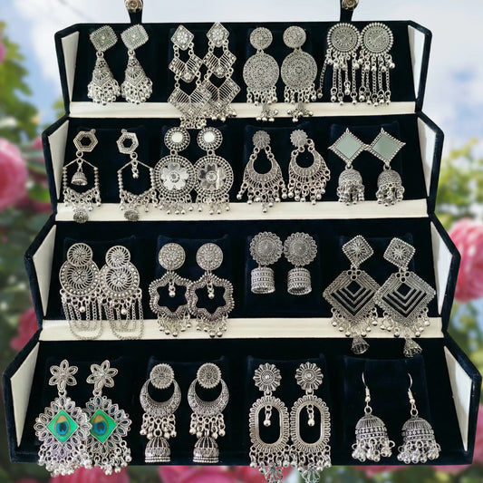 Signature Jhumka Set 16 Pairs