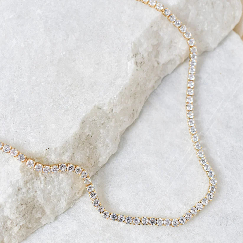 Zircon Tennis Necklace