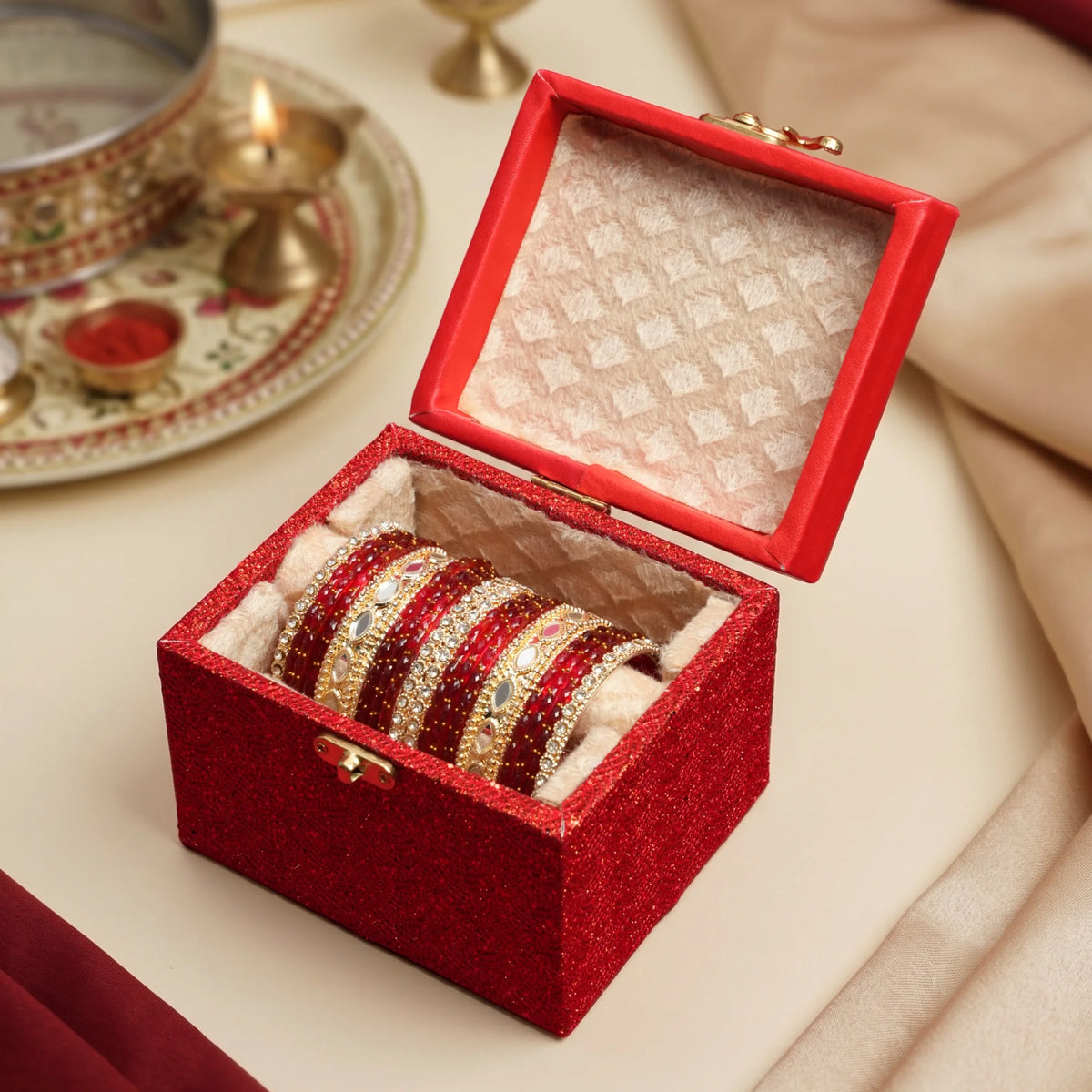 Ember Mosaic Bangle Set