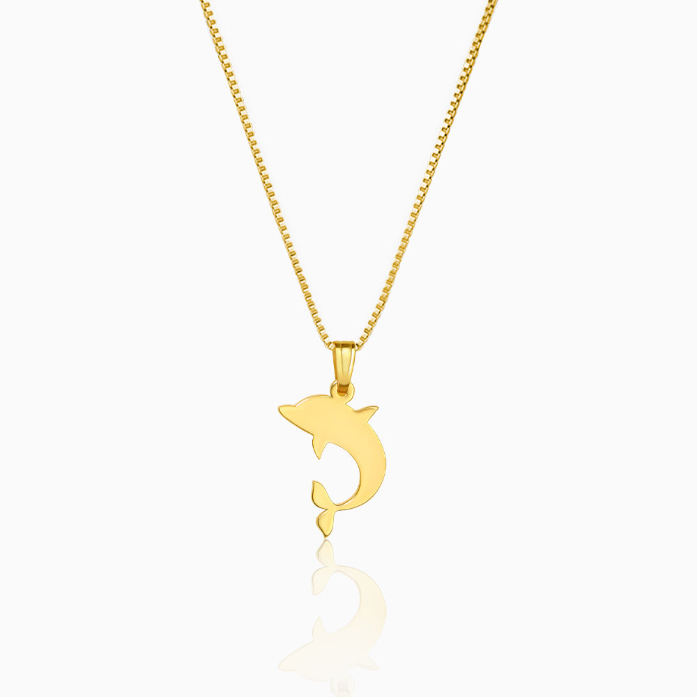Charlie & Co. Jewelry | Gold Dolphin Pendant Model-1670