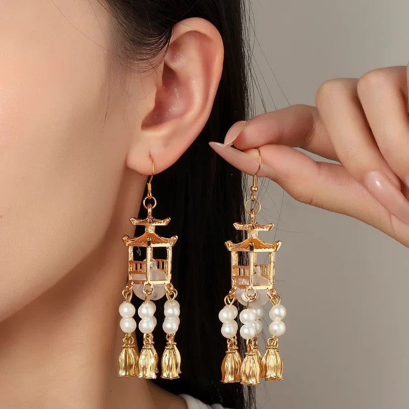 Traditional Lantern LED Earrings