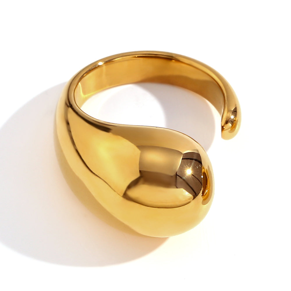 Eau Drop Adjustable Ring