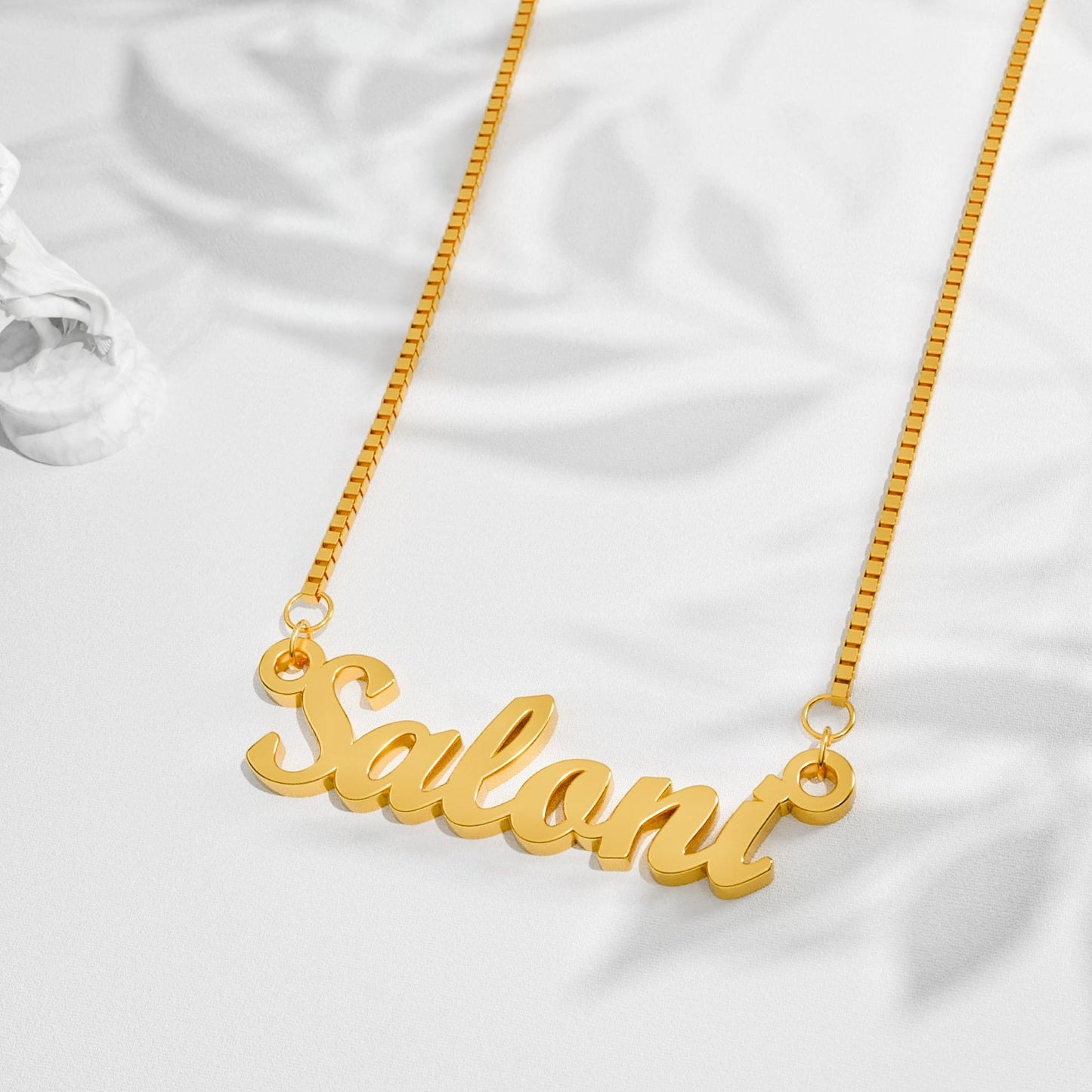 18K Gold Plated Pleasant Name Necklace