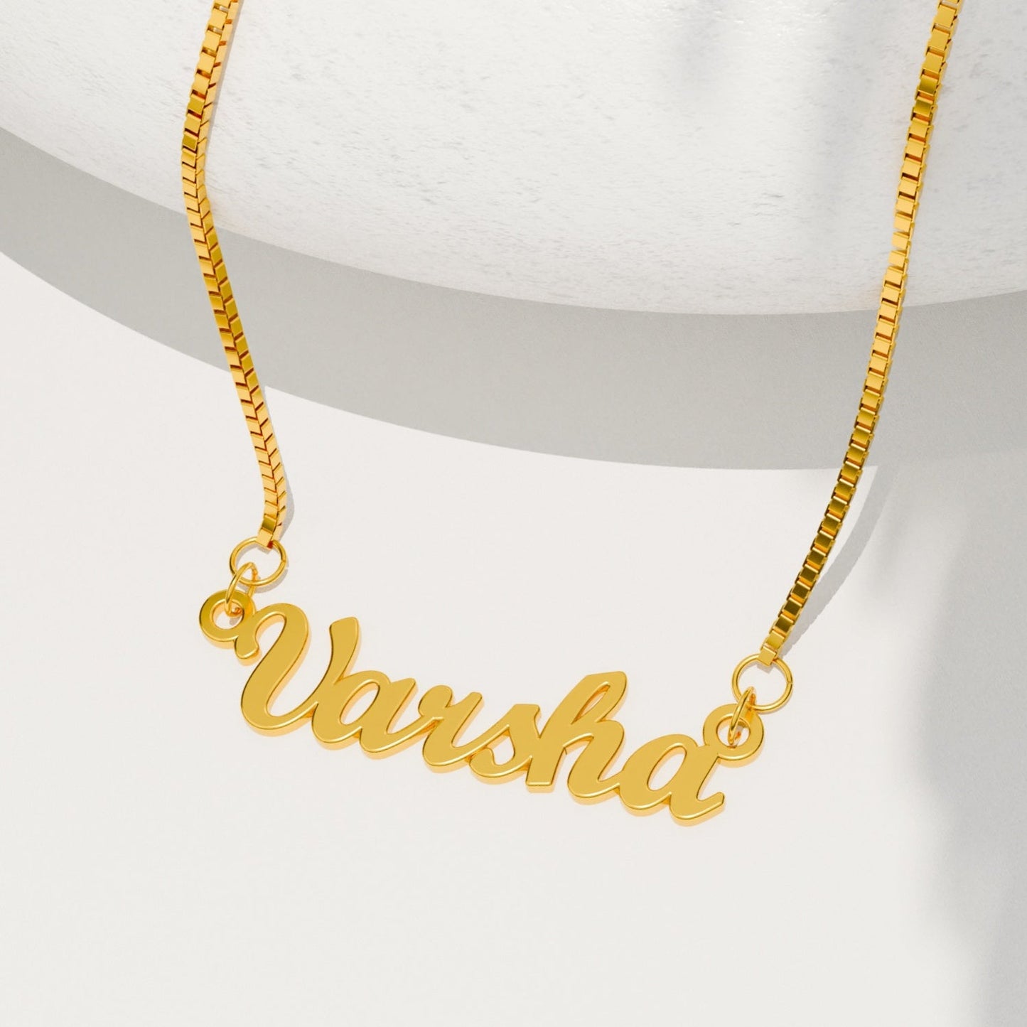 18K Gold Plated Pleasant Name Necklace