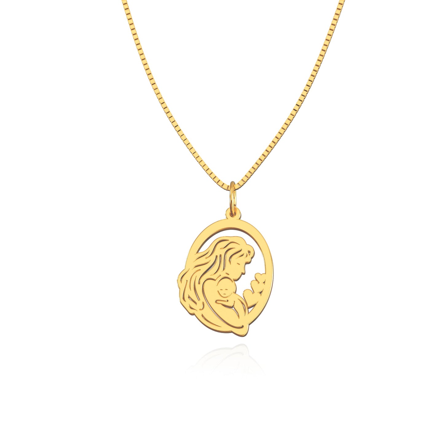 Embrace of Love Mother & Child Necklace