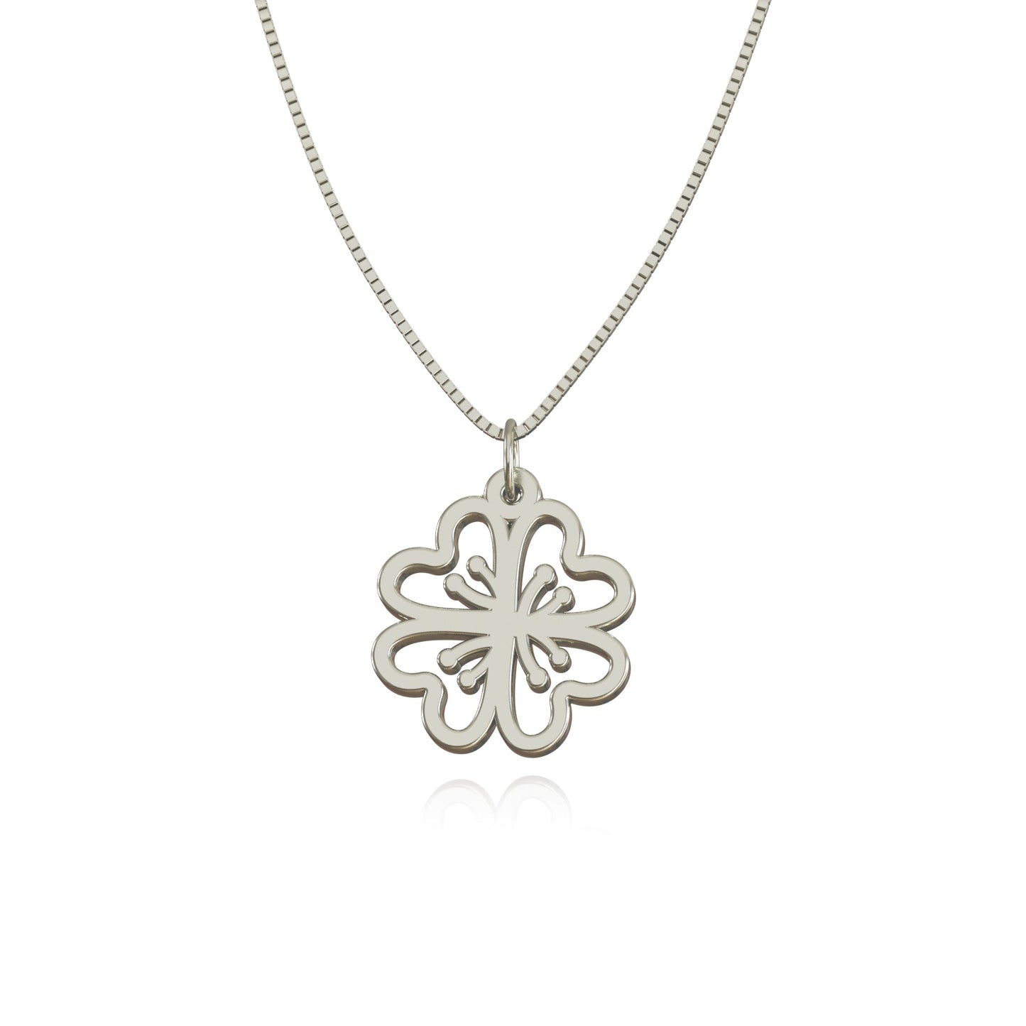 Charm Four-Leaf Clover Necklace