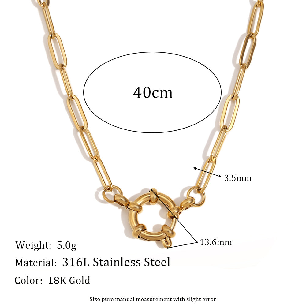 Eternal Clip Link Chain Necklace