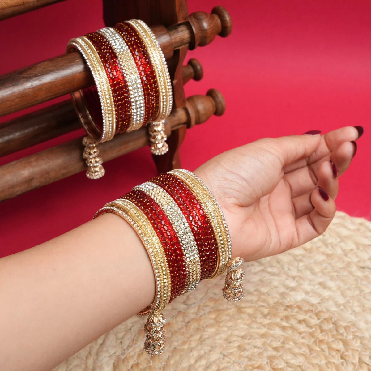 Regal Jhumki Bangle Set