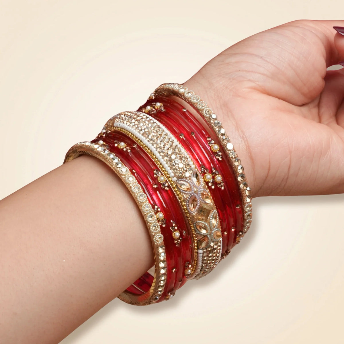 Scarlet Grace Bangle Set
