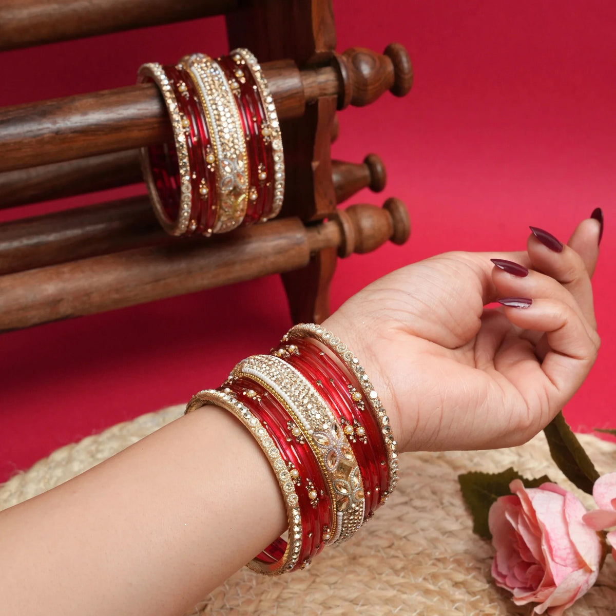 Scarlet Grace Bangle Set