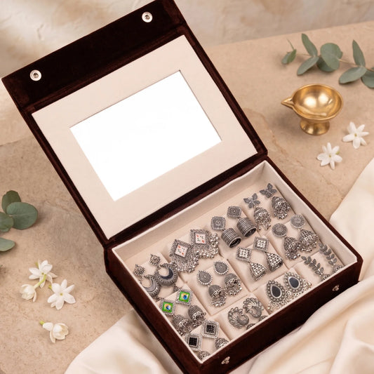 Timeless Jhumka Set – 12 Pairs