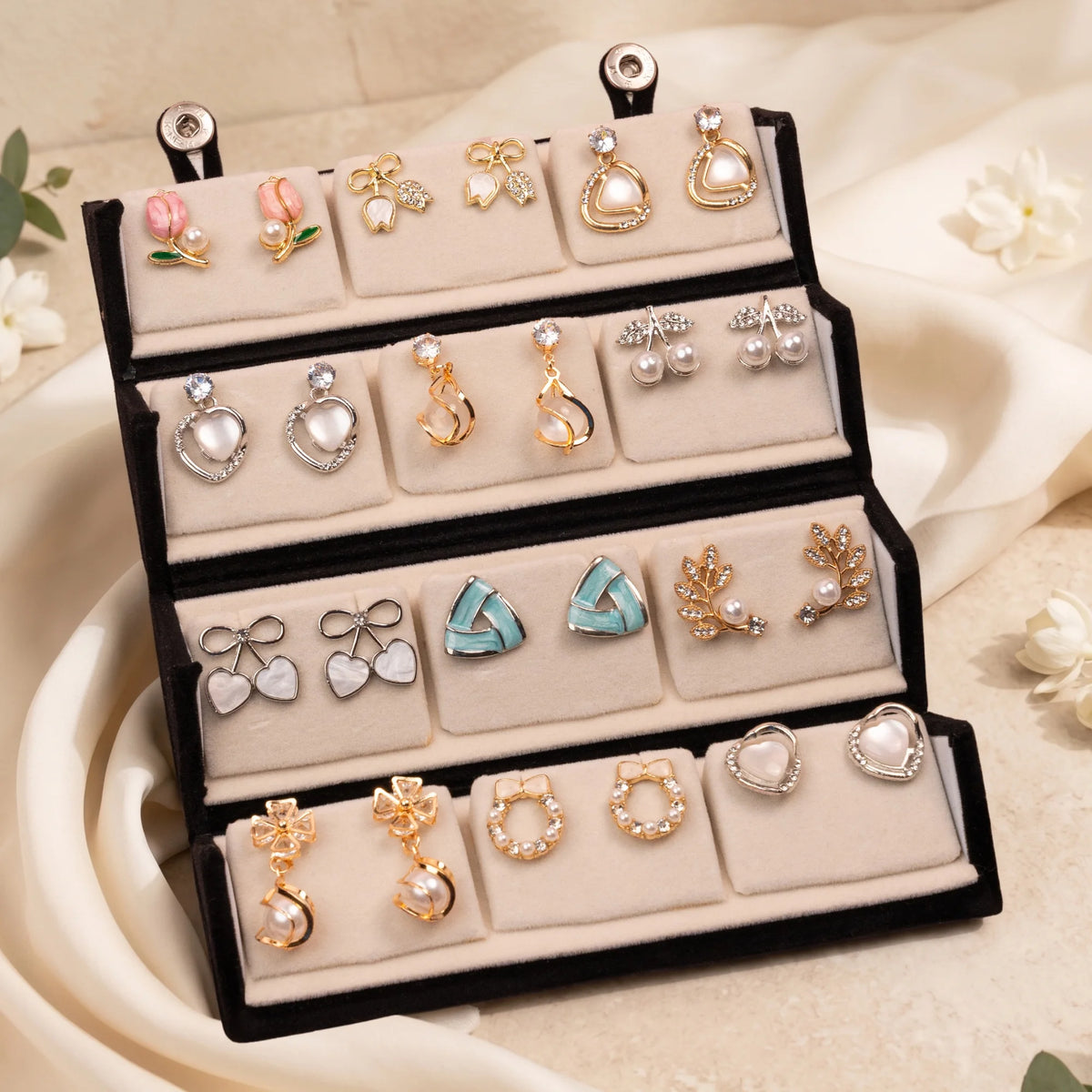 Western Earrings Set – 12 Pairs