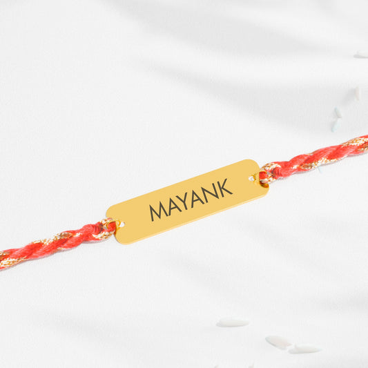 Personalized Bar Rakhi!