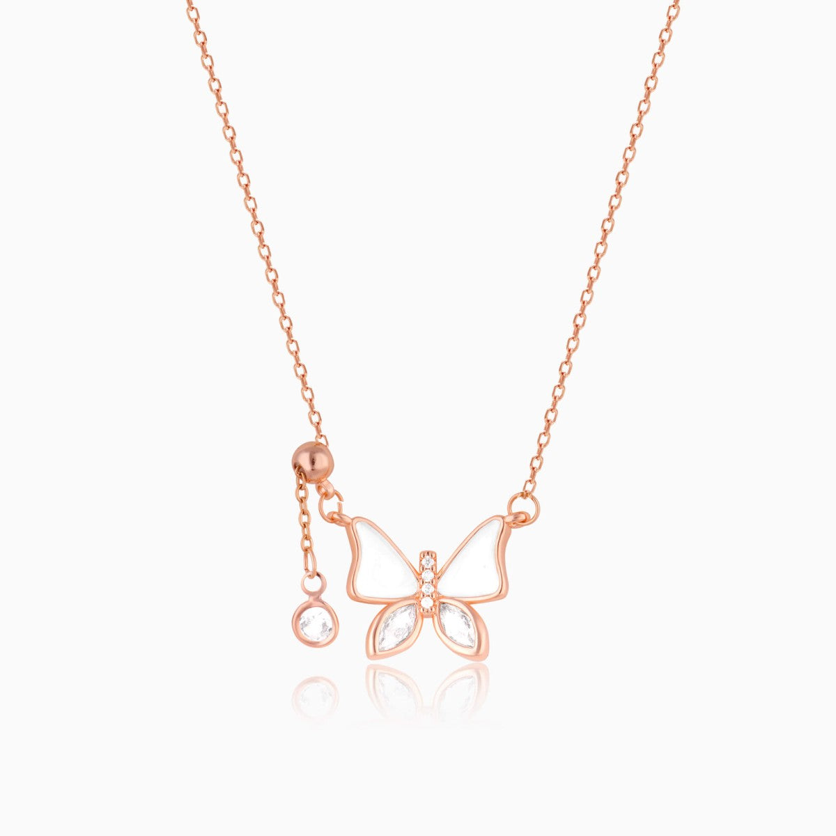 butterfly charm necklace – Marlyn Schiff, LLC